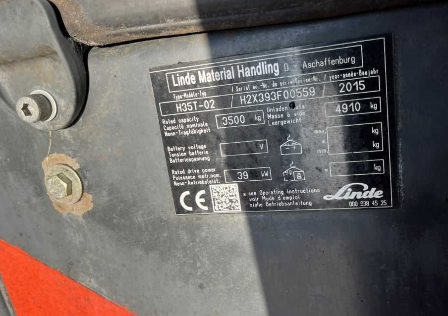 Linde H35T-02 - LPG forklift: picture 4 Linde H35T-02 - LPG forklift: picture 4