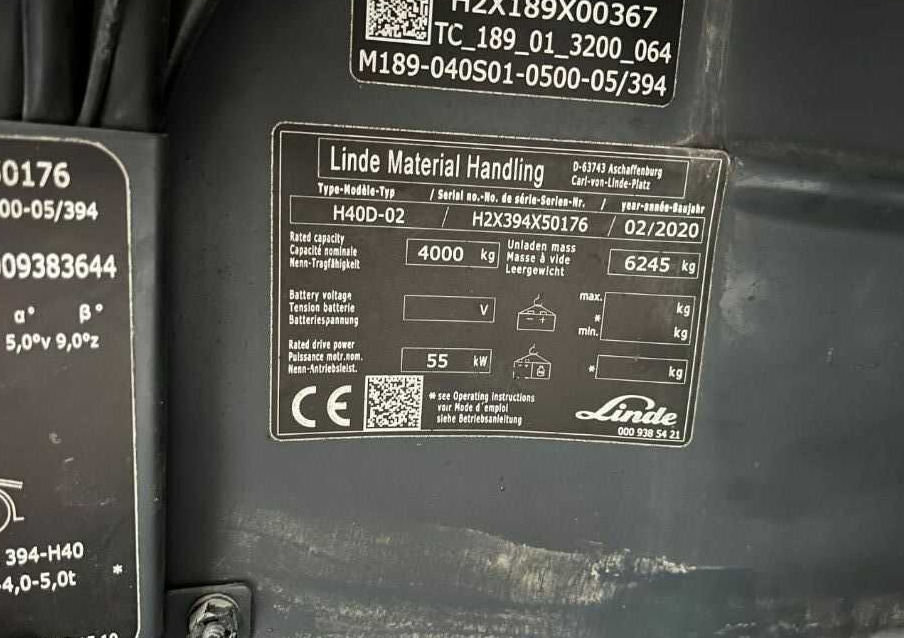 Linde H40D-02 - Diesel forklift: picture 4 Linde H40D-02 - Diesel forklift: picture 4