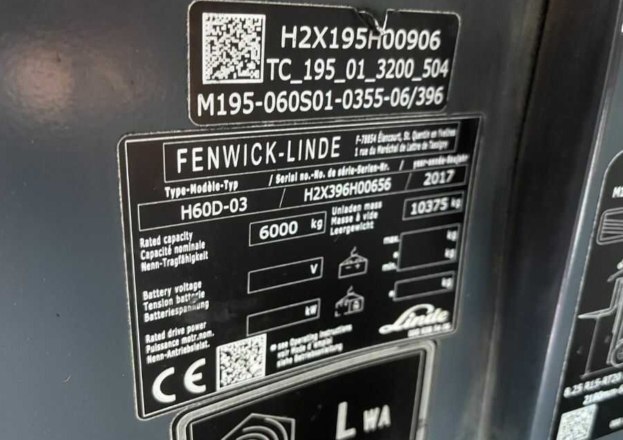 Linde H60D-03 - Diesel forklift: picture 4 Linde H60D-03 - Diesel forklift: picture 4