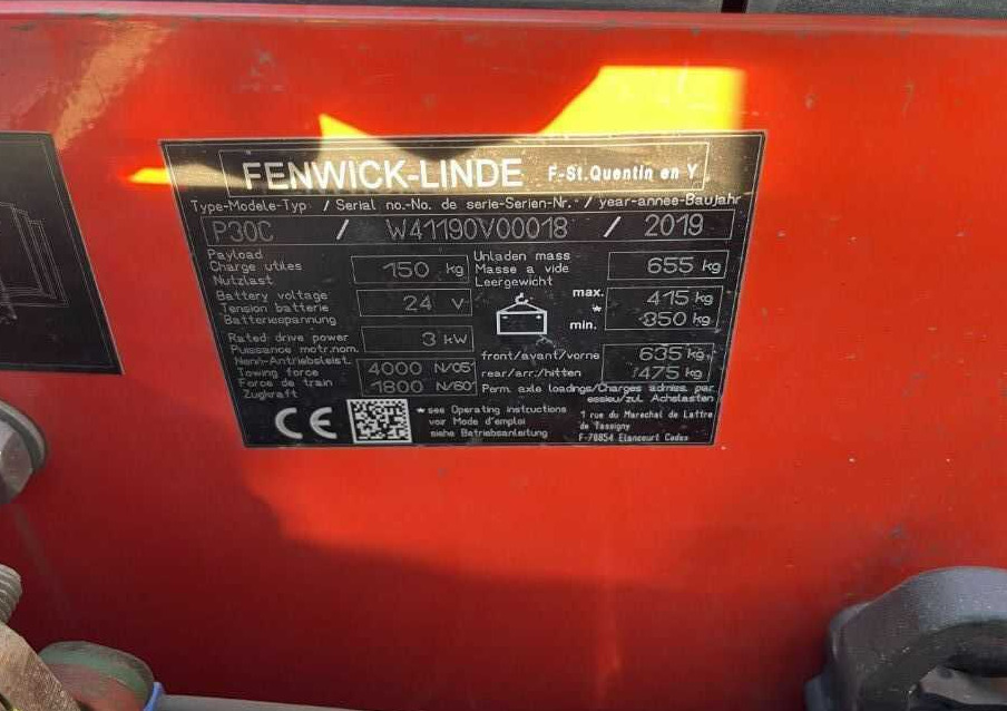 Linde P30C - Tow tractor: picture 3 Linde P30C - Tow tractor: picture 3