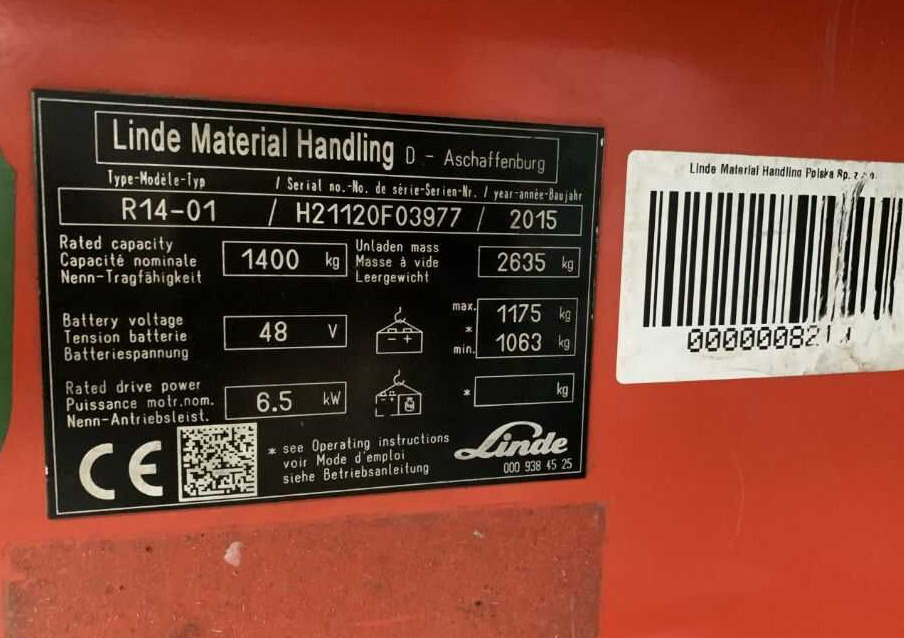 Linde R14-01 - Reach truck: picture 1 Linde R14-01 - Reach truck: picture 1