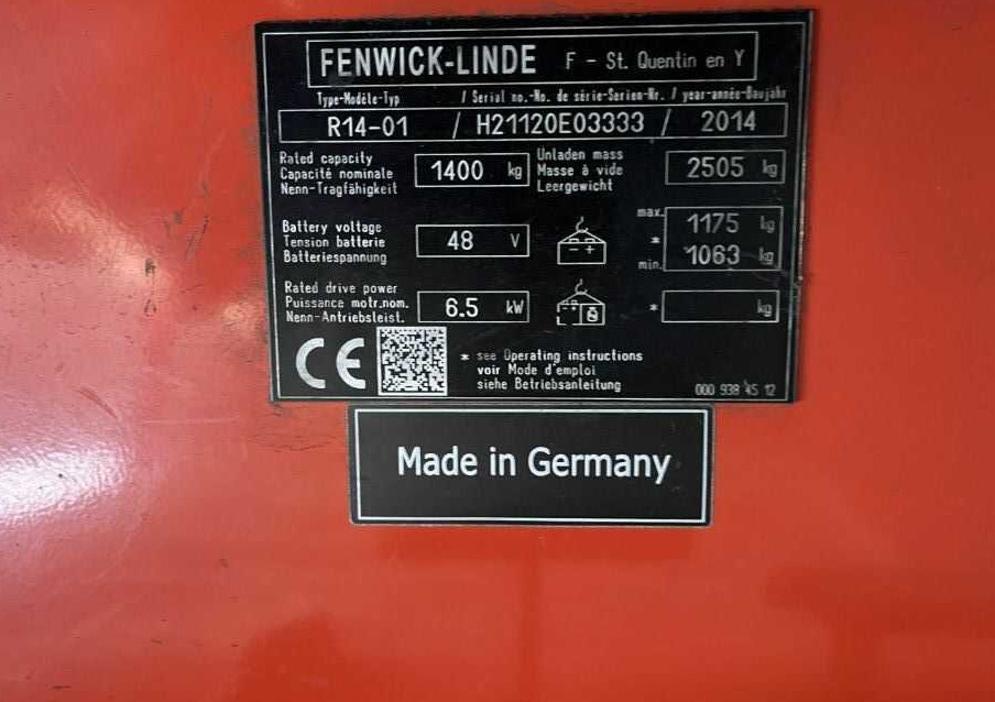 Linde R14 - Reach truck: picture 3 Linde R14 - Reach truck: picture 3