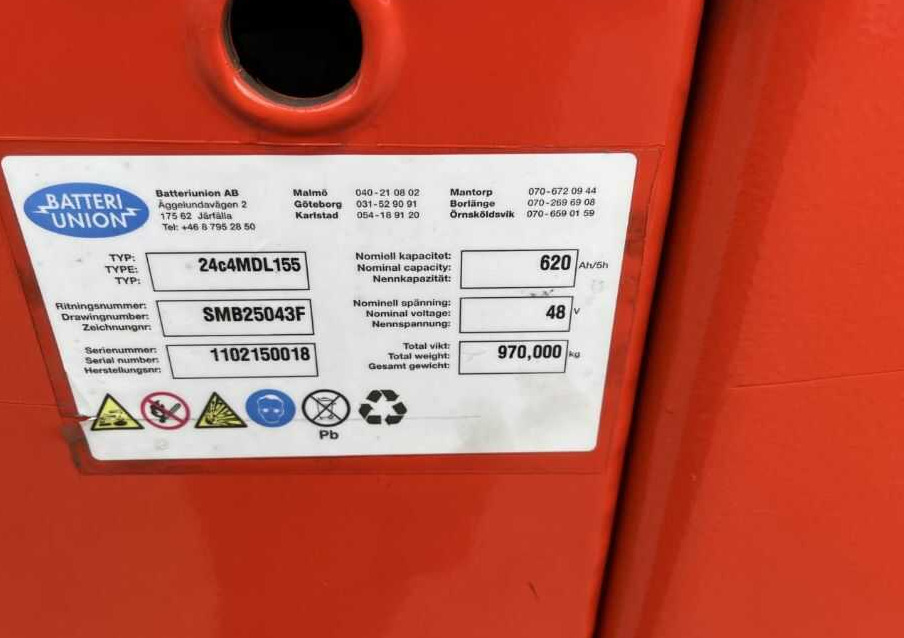 Reach truck Linde R14G: picture 6