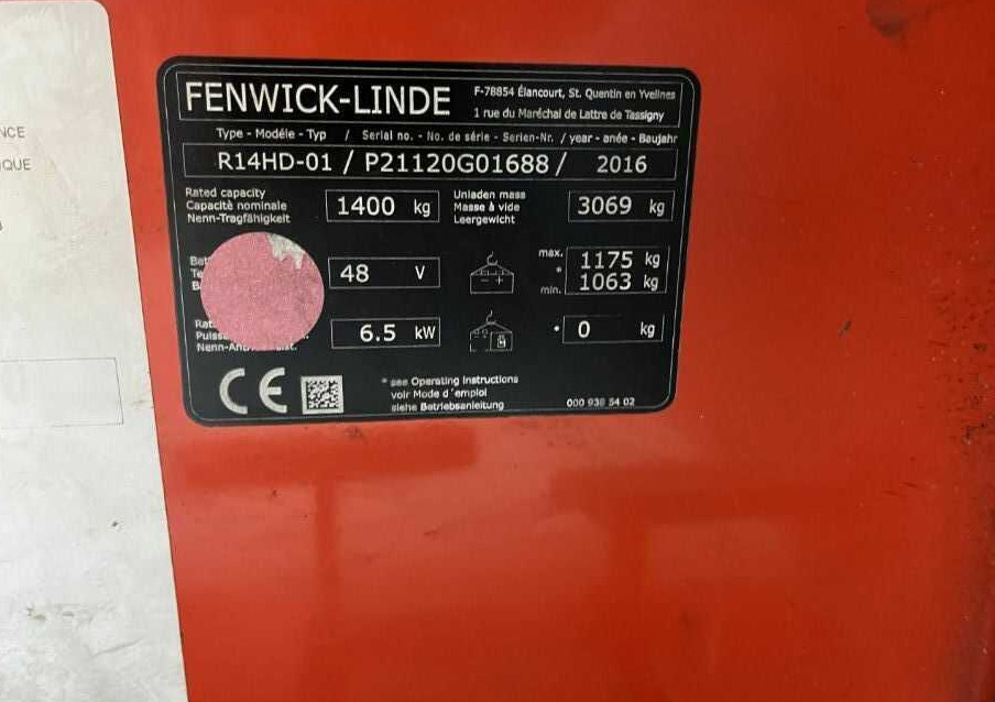 Linde R14HD-01 - Reach truck: picture 4 Linde R14HD-01 - Reach truck: picture 4