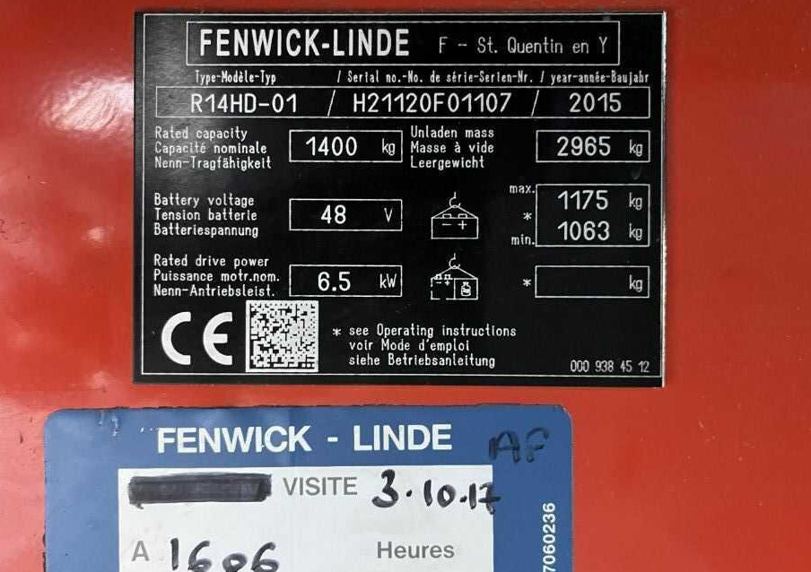 Linde R14HD-01 - Reach truck: picture 4 Linde R14HD-01 - Reach truck: picture 4