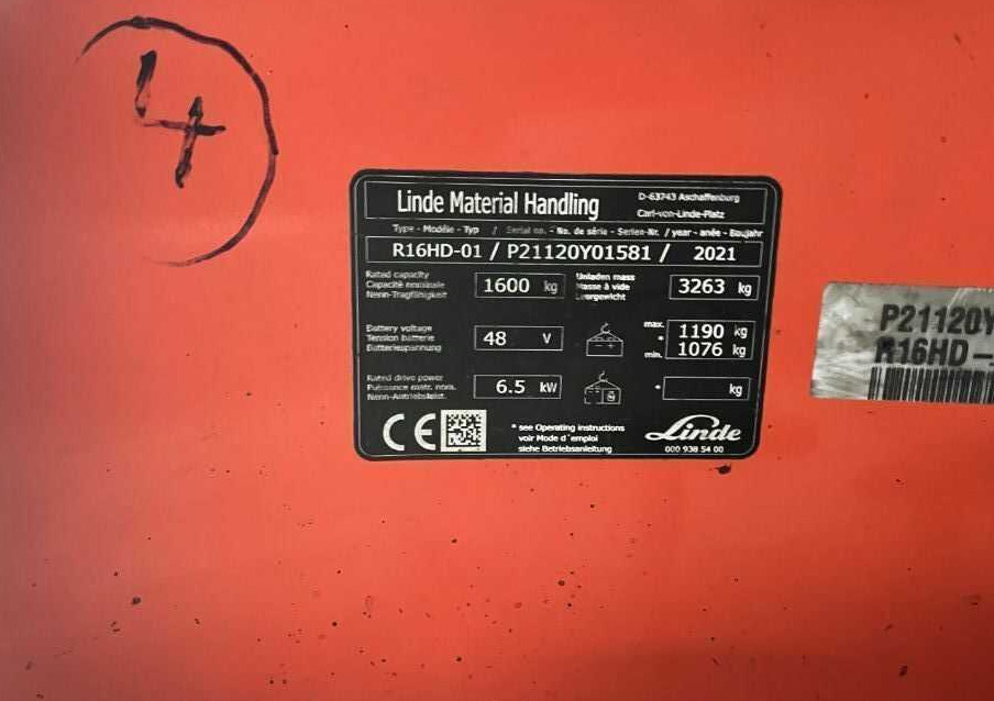Linde R16HD-01 - Reach truck: picture 4 Linde R16HD-01 - Reach truck: picture 4