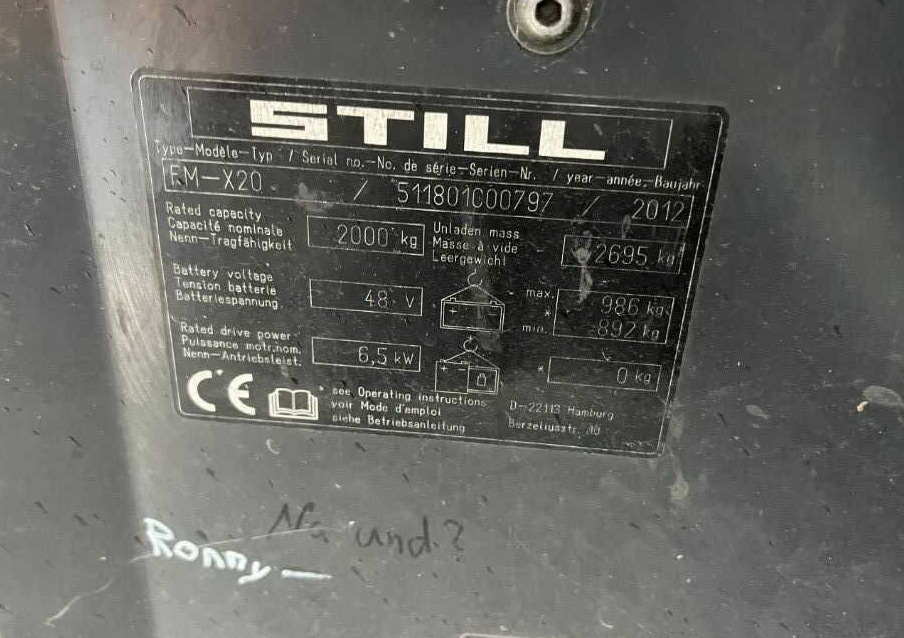 Still FM-X20 - Reach truck: picture 4 Still FM-X20 - Reach truck: picture 4