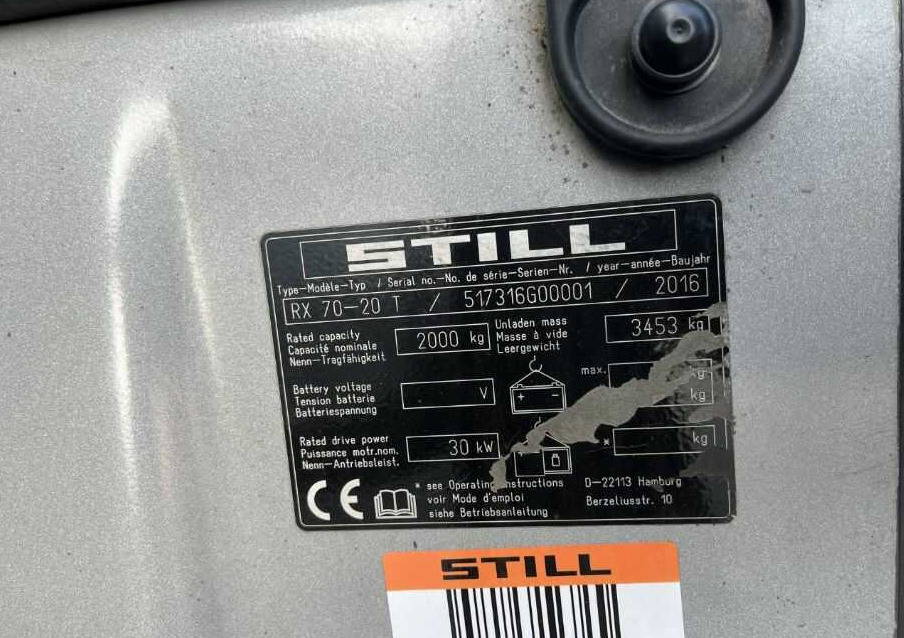 Still RX70-20T - LPG forklift: picture 4 Still RX70-20T - LPG forklift: picture 4