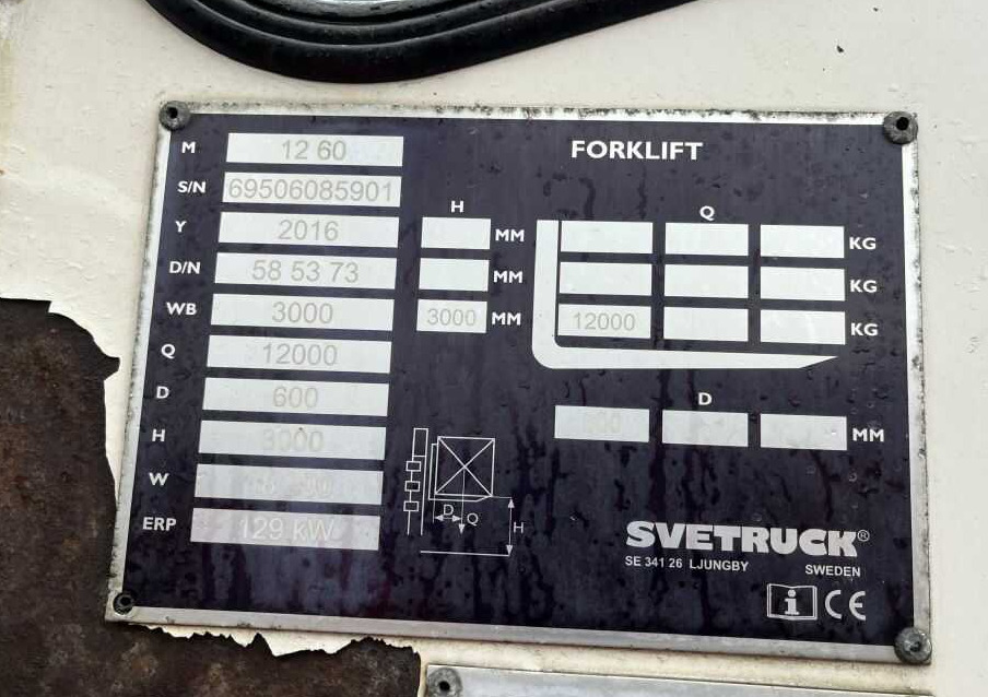 Svetruck 1260 - Diesel forklift: picture 4 Svetruck 1260 - Diesel forklift: picture 4