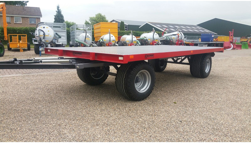 Onbekend Balenwagen - Dropside/ Flatbed trailer: picture 4 Onbekend Balenwagen - Dropside/ Flatbed trailer: picture 4
