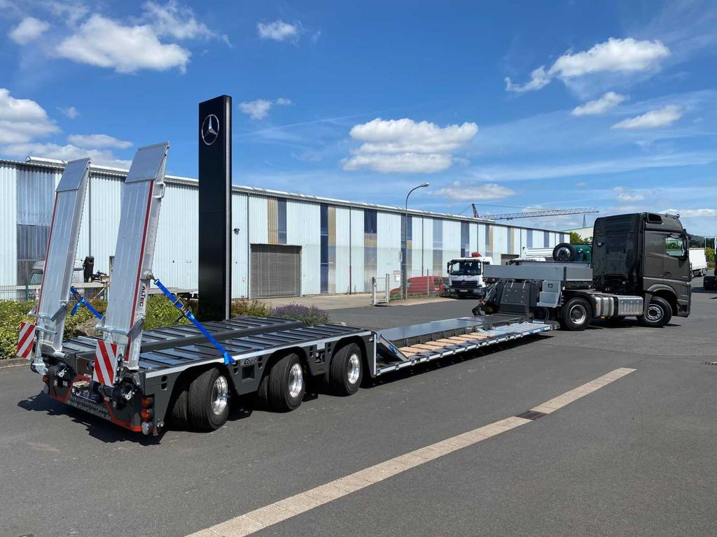 EBERT TLS 55 ATV / Tele / 39,5to Nutzlast - Low loader semi-trailer: picture 1 EBERT TLS 55 ATV / Tele / 39,5to Nutzlast - Low loader semi-trailer: picture 1
