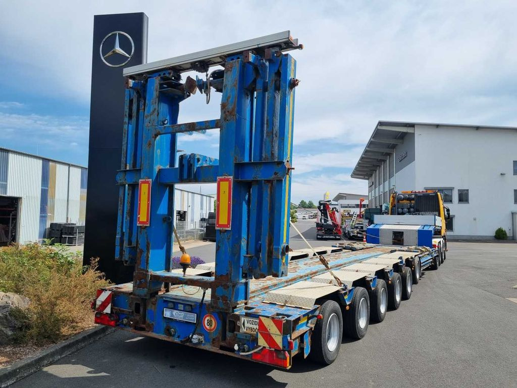 Goldhofer STZ-H6-57/80A Teleskop-Tieflader Waggontransport Goldhofer STZ-H6-57/80A Teleskop-Tieflader Waggontransport - Low loader semi-trailer: picture 2 Goldhofer STZ-H6-57/80A Teleskop-Tieflader Waggontransport Goldhofer STZ-H6-57/80A Teleskop-Tieflader Waggontransport - Low loader semi-trailer: picture 2