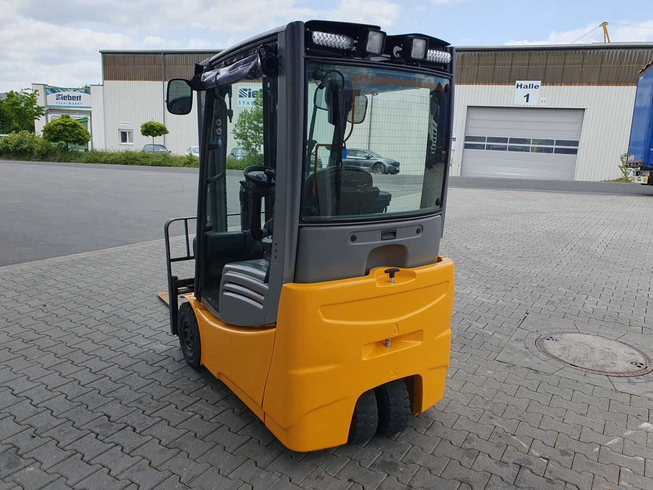 Electric forklift Jungheinrich EFG 215 / Triplex: 4.25m! / SS / nur 1.368h!: picture 6