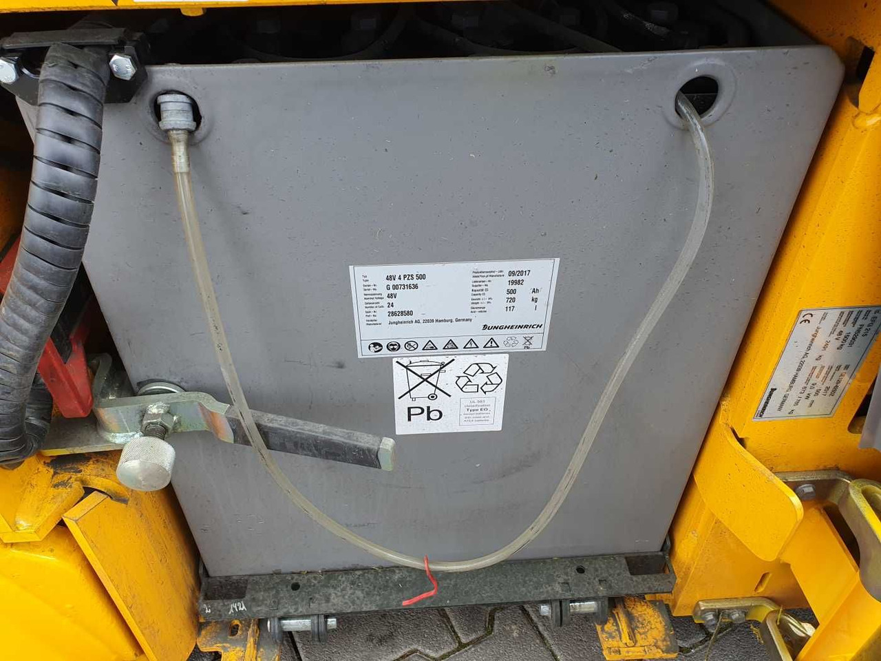Electric forklift Jungheinrich EFG 215 / Triplex: 4.25m! / SS / nur 1.368h!: picture 11