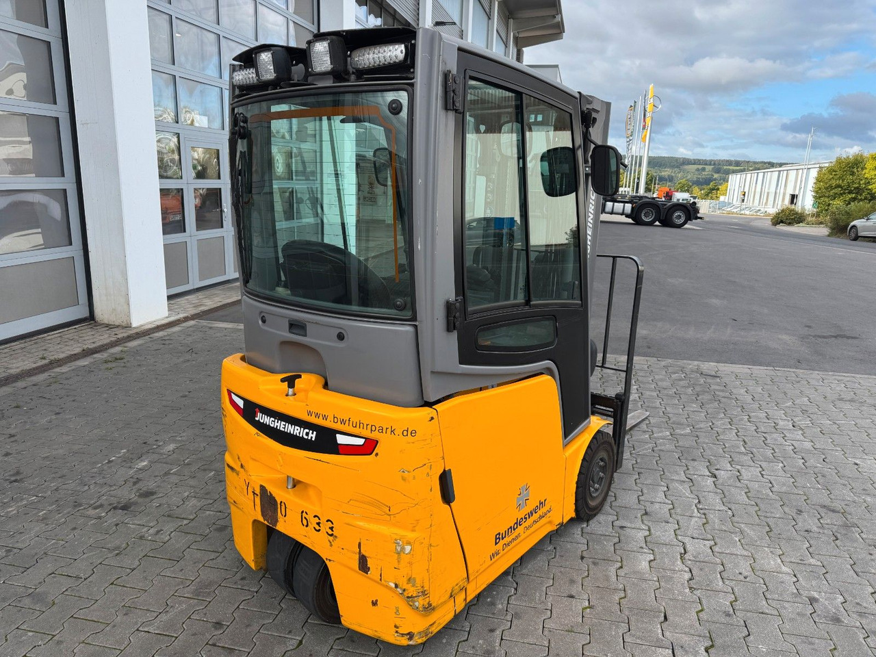 Electric forklift Jungheinrich EFG 215 / Triplex: 4.25m! / SS / nur 716h!: picture 9
