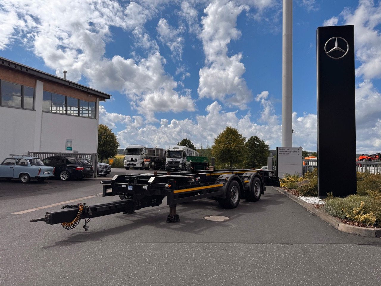 Container transporter/ Swap body trailer Kögel ZW 18 Lafette SAF Achsen 15.910kg Nutzlast: picture 9 Container transporter/ Swap body trailer Kögel ZW 18 Lafette SAF Achsen 15.910kg Nutzlast: picture 9