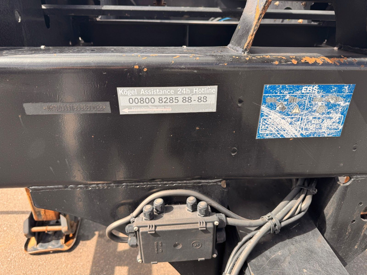 Container transporter/ Swap body trailer Kögel ZW 18 Lafette SAF Achsen 15.910kg Nutzlast: picture 27 Container transporter/ Swap body trailer Kögel ZW 18 Lafette SAF Achsen 15.910kg Nutzlast: picture 27