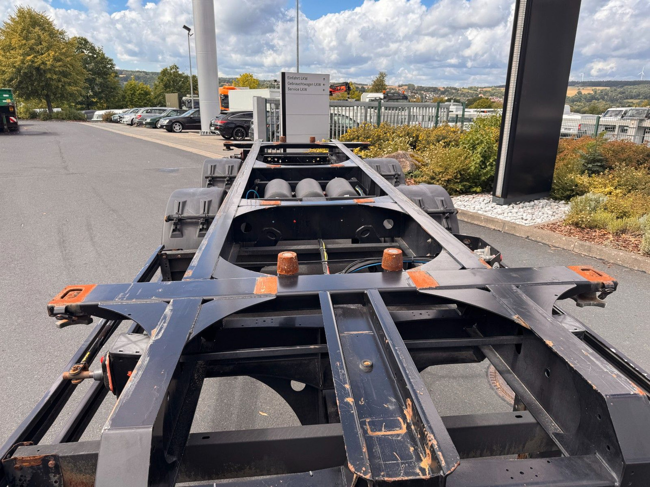 Container transporter/ Swap body trailer Kögel ZW 18 Lafette SAF Achsen 15.910kg Nutzlast: picture 12 Container transporter/ Swap body trailer Kögel ZW 18 Lafette SAF Achsen 15.910kg Nutzlast: picture 12