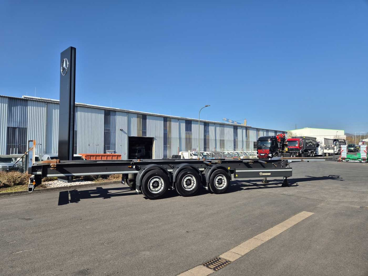 Krone SD BDF BPW-Achsen Liftachse mitte Container - Container transporter/ Swap body semi-trailer: picture 4 Krone SD BDF BPW-Achsen Liftachse mitte Container - Container transporter/ Swap body semi-trailer: picture 4
