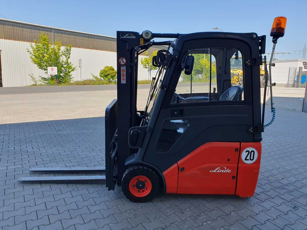 Electric forklift Linde E14 - 01 / Triplex: 4.10m! / SS / nur 1.003h!: picture 7