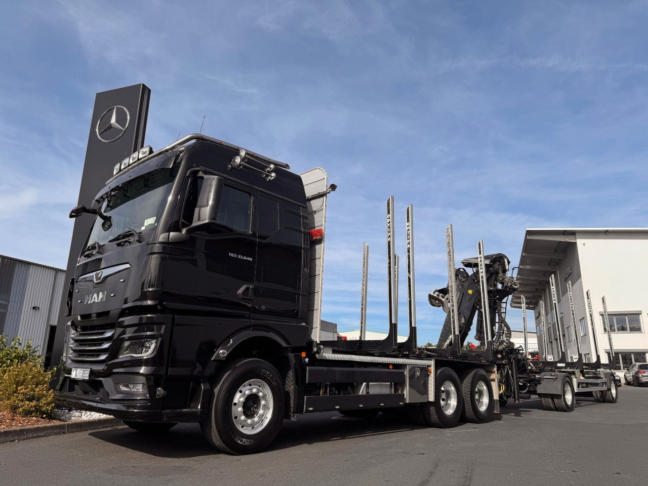 MAN TGX 33.640 6x4 BL Palfinger Q150Z96 - Log truck, Crane truck: picture 1 MAN TGX 33.640 6x4 BL Palfinger Q150Z96 - Log truck, Crane truck: picture 1