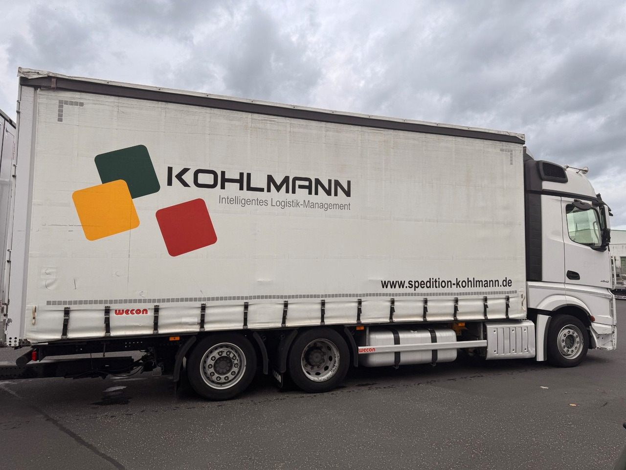 Curtainsider truck Mercedes-Benz Actros 2542 LnR 6x2 Retarder Standklima: picture 22