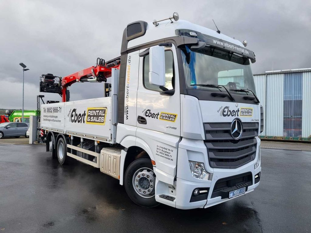 Mercedes-Benz Actros 2745 L 6x2 Baustoffpritsche+Kran Retarder - Dropside/ Flatbed truck, Crane truck: picture 3 Mercedes-Benz Actros 2745 L 6x2 Baustoffpritsche+Kran Retarder - Dropside/ Flatbed truck, Crane truck: picture 3