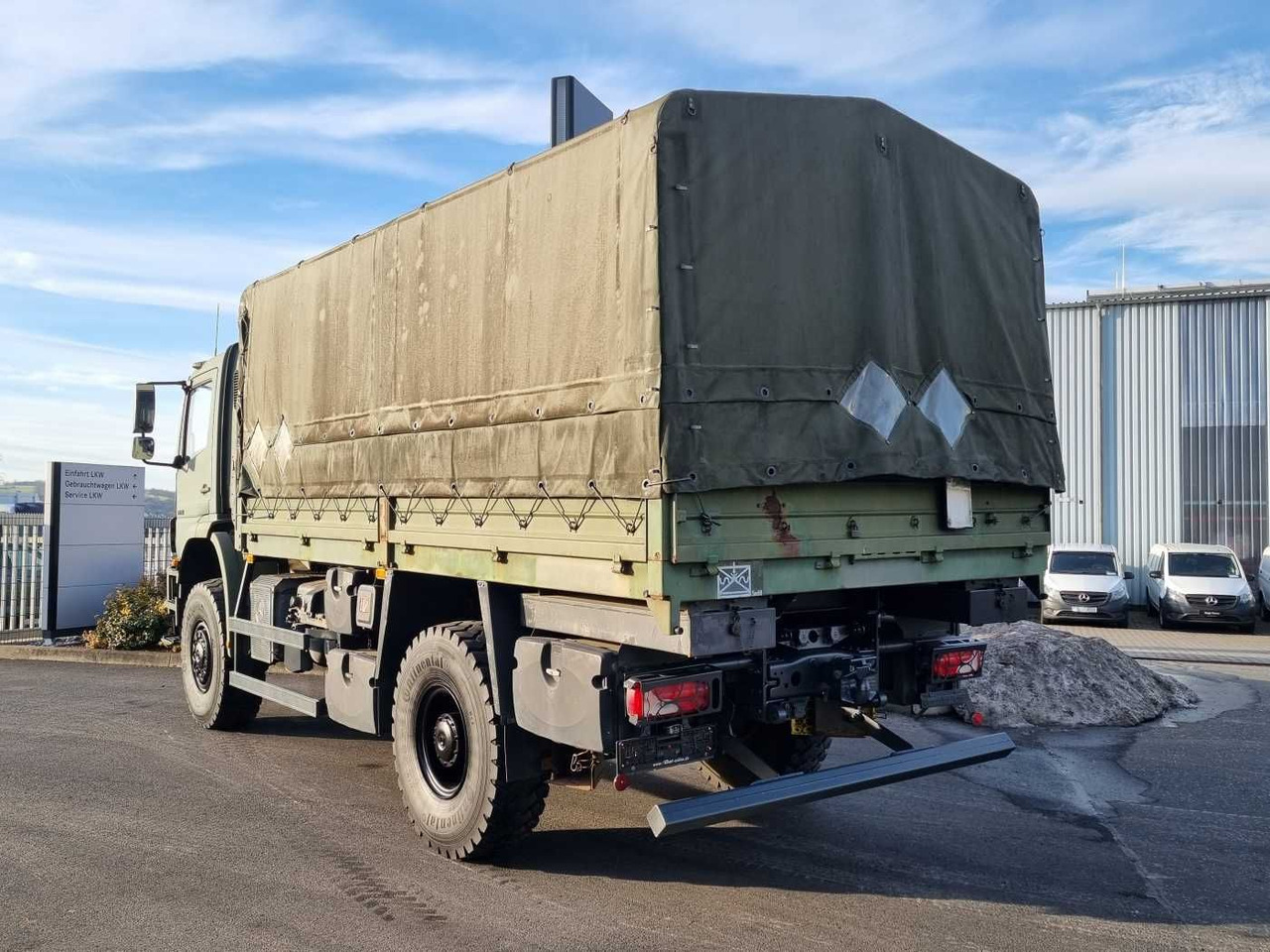 Dropside/ Flatbed truck Mercedes-Benz Axor 1829 A 4x4 Pritsche/Plane 10 Stück: picture 7