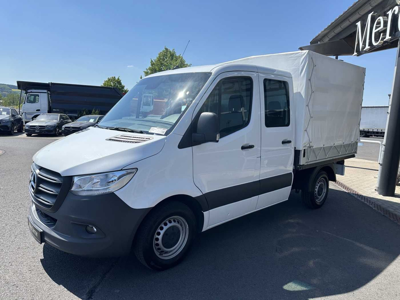 Mercedes-Benz Sprinter 215 CDI DoKa 9G Klima AHK Tempomat SHZ - Flatbed van: picture 3 Mercedes-Benz Sprinter 215 CDI DoKa 9G Klima AHK Tempomat SHZ - Flatbed van: picture 3