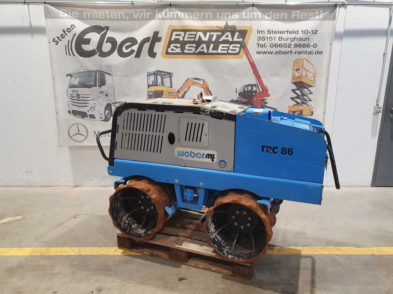 Weber TRC 86 Grabenwalze / 2020 / Funk / nur 112h - Mini roller: picture 1 Weber TRC 86 Grabenwalze / 2020 / Funk / nur 112h - Mini roller: picture 1