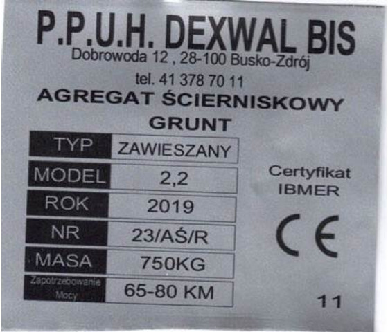Dexwal agregat podorywkowy Grunt 2,6 m - Cultivator: picture 2 Dexwal agregat podorywkowy Grunt 2,6 m - Cultivator: picture 2