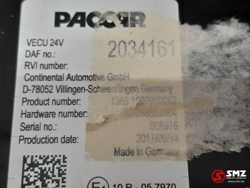 DAF Occ ECU VECU regeleenheid DAF - ECU for Truck: picture 5 DAF Occ ECU VECU regeleenheid DAF - ECU for Truck: picture 5