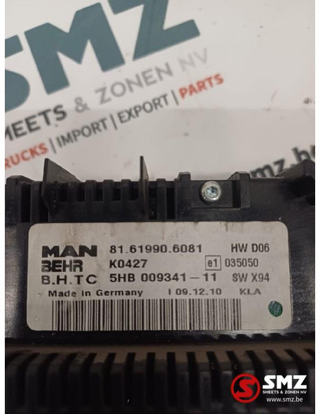 MAN Occ airconditioningsbedieningspaneel MAN - Cab and interior for Truck: picture 3 MAN Occ airconditioningsbedieningspaneel MAN - Cab and interior for Truck: picture 3