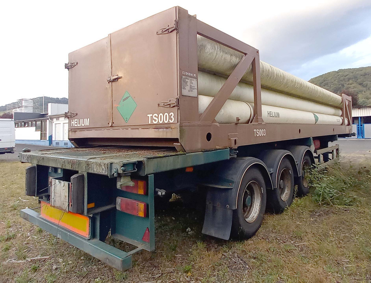 FRUEHAUF Gas tank tube semi-trailer used for compressed helium, hydrogen, Wasserstoff - Tank semi-trailer: picture 3 FRUEHAUF Gas tank tube semi-trailer used for compressed helium, hydrogen, Wasserstoff - Tank semi-trailer: picture 3