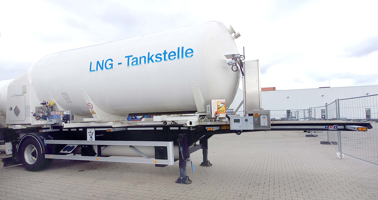 Schwingenschlögel LNG tank filling station Methan Gas Cryogenic tank gas tank - Tank semi-trailer: picture 1 Schwingenschlögel LNG tank filling station Methan Gas Cryogenic tank gas tank - Tank semi-trailer: picture 1