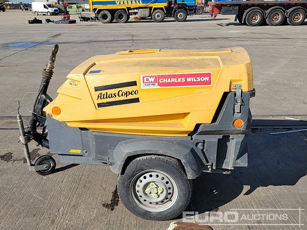 2012 Atlas Copco XAS37 - Air compressor: picture 2 2012 Atlas Copco XAS37 - Air compressor: picture 2
