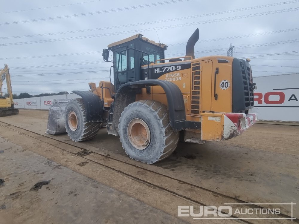 2012 Hyundai HL770-9 - Wheel loader: picture 3 2012 Hyundai HL770-9 - Wheel loader: picture 3