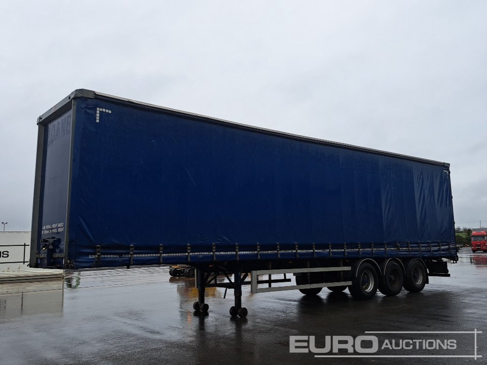 2012 SDC 45' Tri Axle Flat Trailer, BPW Axles - Curtainsider semi-trailer: picture 1 2012 SDC 45' Tri Axle Flat Trailer, BPW Axles - Curtainsider semi-trailer: picture 1
