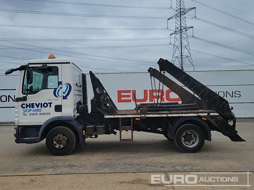 2013 MAN TGL7.180 - Skip loader truck: picture 2 2013 MAN TGL7.180 - Skip loader truck: picture 2