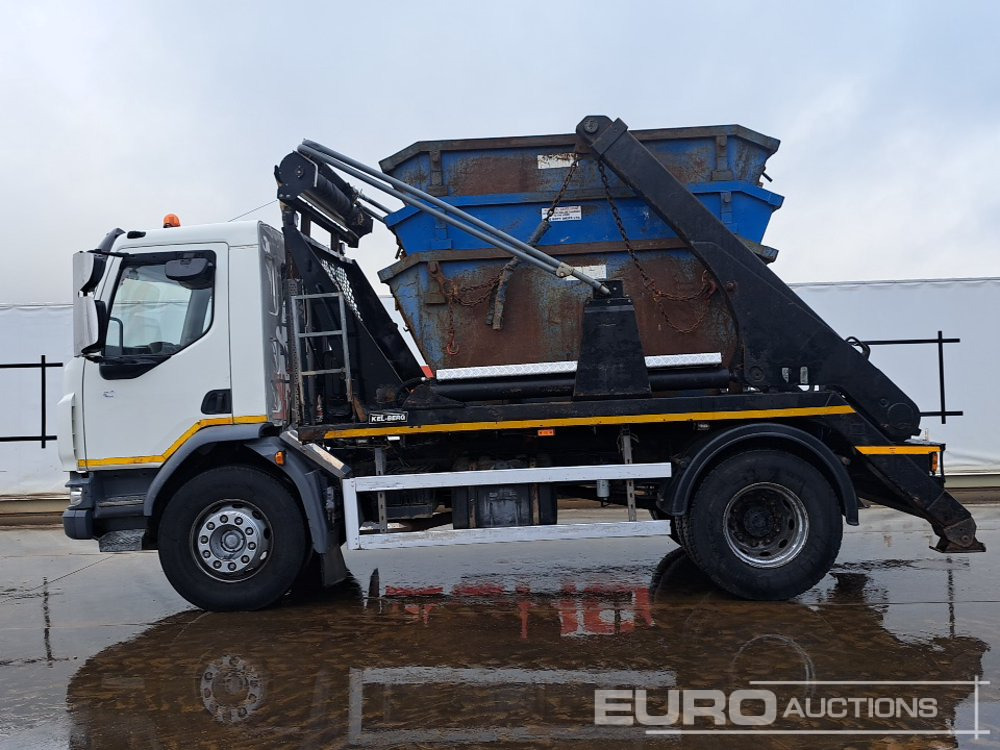 2015 DAF LF220 - Skip loader truck: picture 2 2015 DAF LF220 - Skip loader truck: picture 2