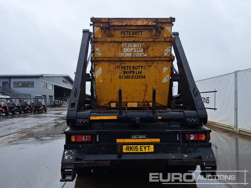 2015 DAF LF220 - Skip loader truck: picture 4 2015 DAF LF220 - Skip loader truck: picture 4