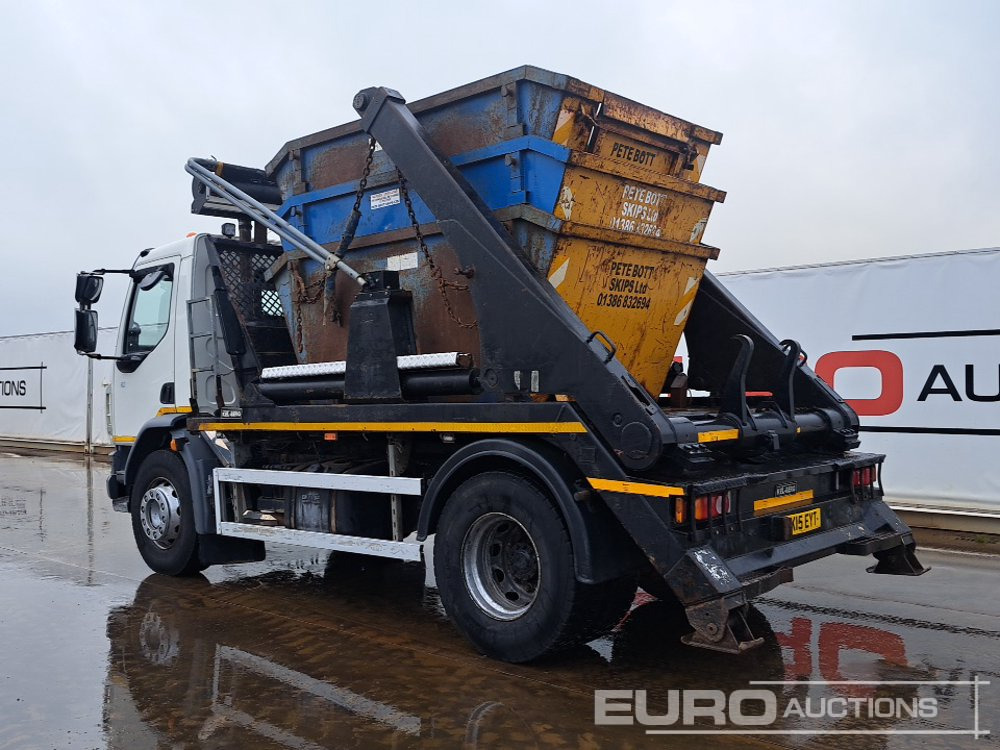 2015 DAF LF220 - Skip loader truck: picture 3 2015 DAF LF220 - Skip loader truck: picture 3