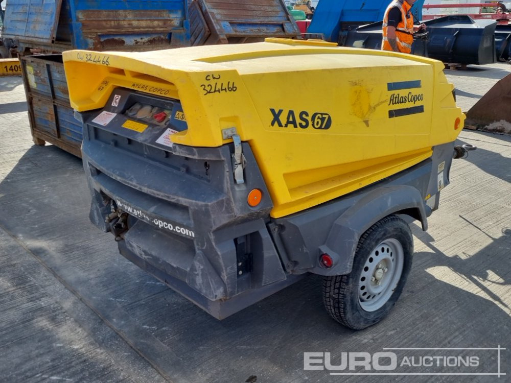 2016 Atlas Copco XAS67KD - Air compressor: picture 5 2016 Atlas Copco XAS67KD - Air compressor: picture 5