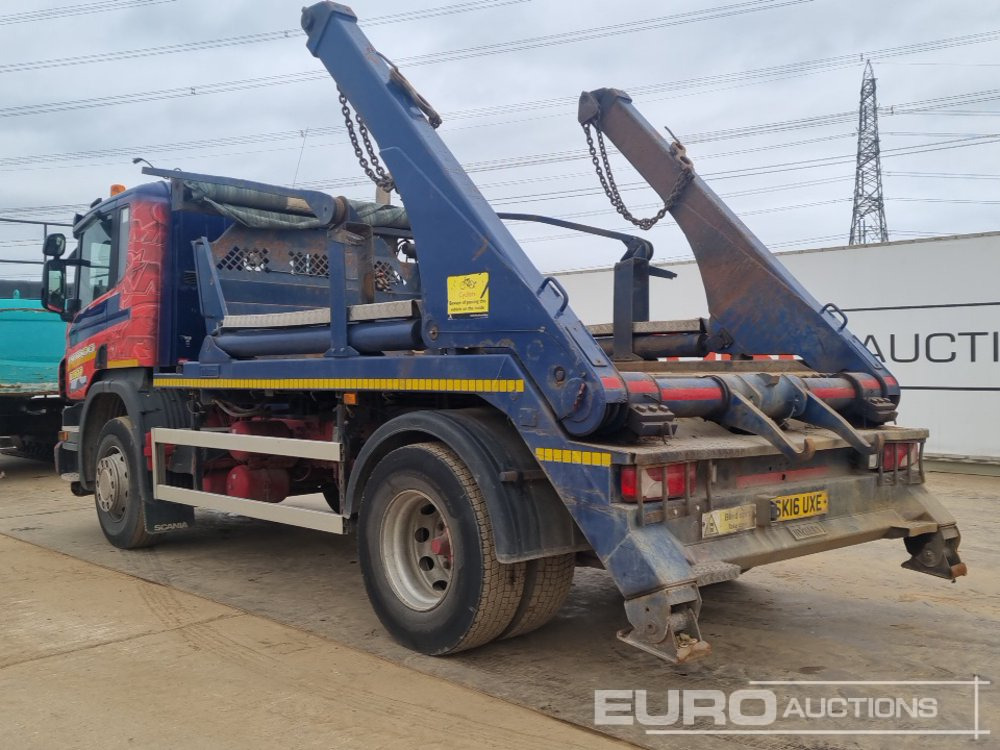 2016 Scania P250 - Skip loader truck: picture 3 2016 Scania P250 - Skip loader truck: picture 3