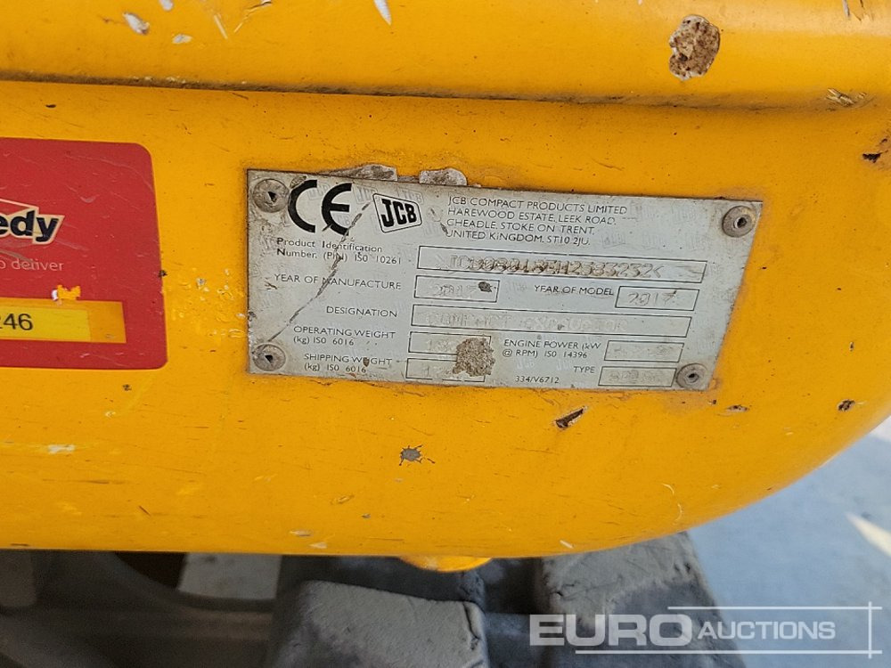 Mini excavator 2017 JCB 8018CTS: picture 48