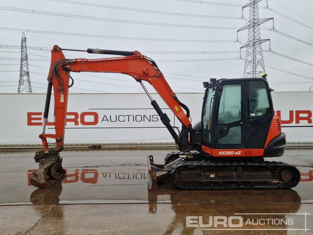 2017 Kubota KX080-4A - Mini excavator: picture 2 2017 Kubota KX080-4A - Mini excavator: picture 2
