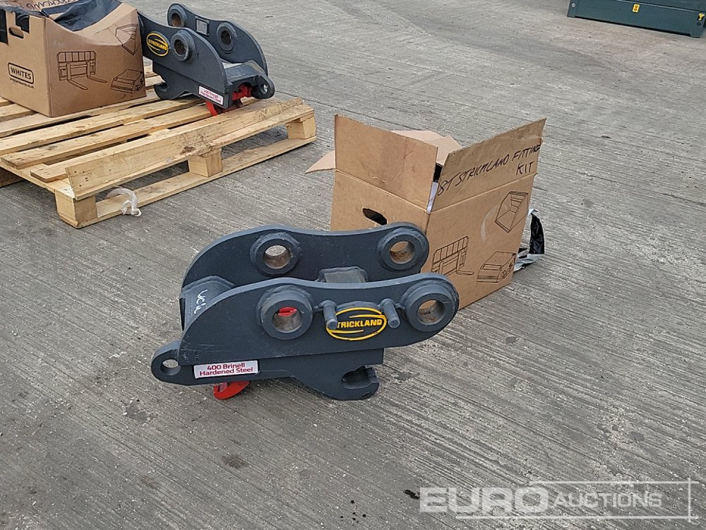 2017 Strickland Hydraulic Double Lock QH 60mm Pin to suit 10 Ton Excavator, Fitting Kit - Quick coupler: picture 1 2017 Strickland Hydraulic Double Lock QH 60mm Pin to suit 10 Ton Excavator, Fitting Kit - Quick coupler: picture 1