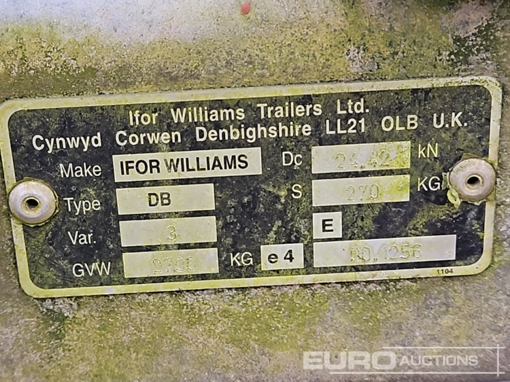 Plant trailer 2018 Ifor Williams 2.7 Ton: picture 26 Plant trailer 2018 Ifor Williams 2.7 Ton: picture 26
