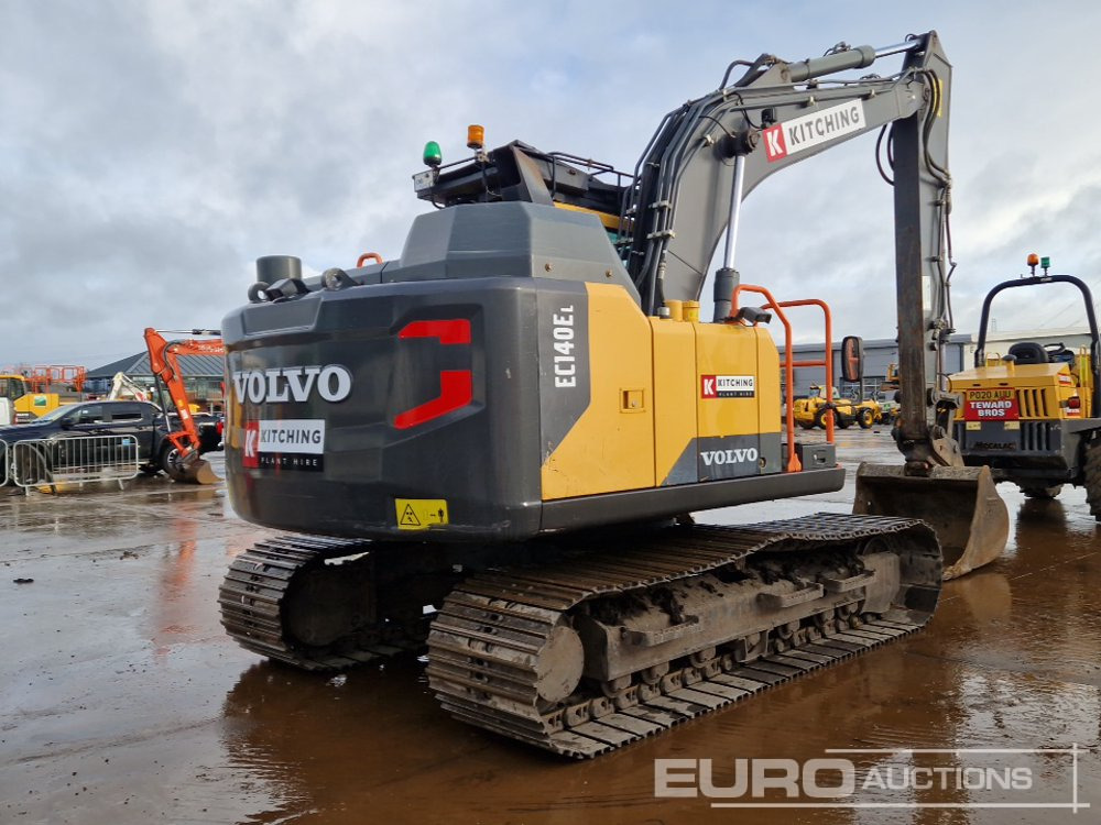 2018 Volvo EC140EL - Crawler excavator: picture 5 2018 Volvo EC140EL - Crawler excavator: picture 5
