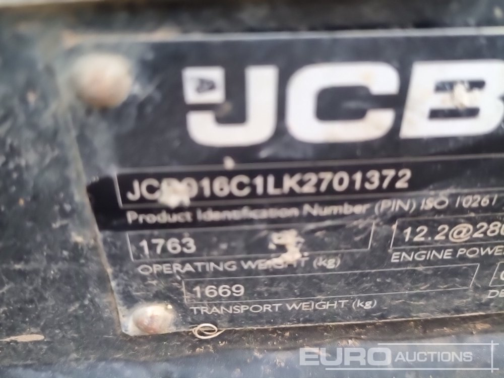 Mini excavator 2019 JCB 16C-1: picture 42